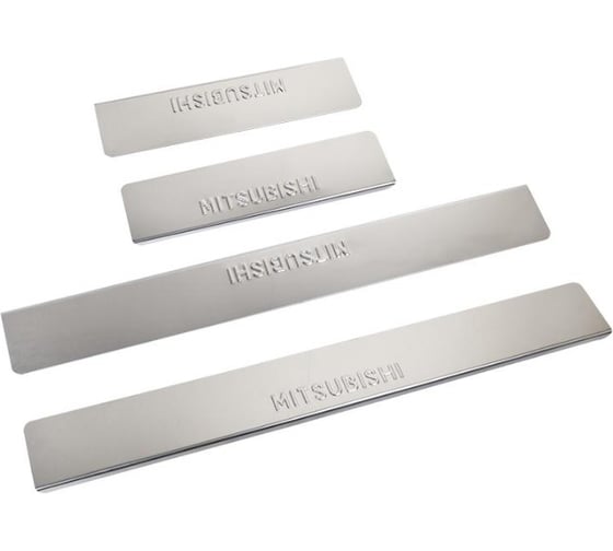 Изображение товара Накладки внутренних порогов MITSUBISHI ASX 2013->, нержавеющая сталь к-т 4 шт. DolleX NPS-023