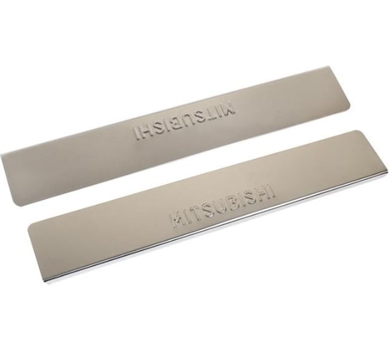 Изображение товара Накладки внутренних порогов MITSUBISHI Pajero IV нержавеющая сталь к-т 2 шт DolleX NPS-024