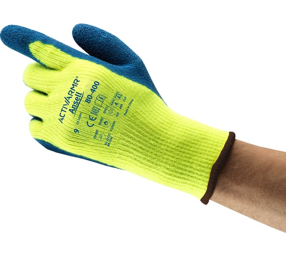 Изображение товара Зимние перчатки от механических повреждений Ansell ActivArmr Powerflex, размер 9 80-400-9
