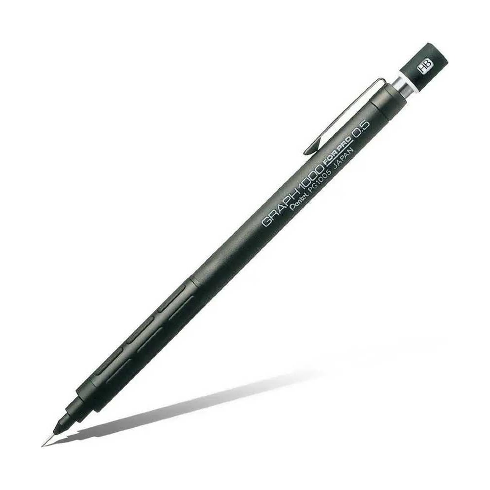 Карандаш Pentel Graph1000 forPro PG1005-A автоматический, профессиональный, 0.5 мм, черный корпус 610114