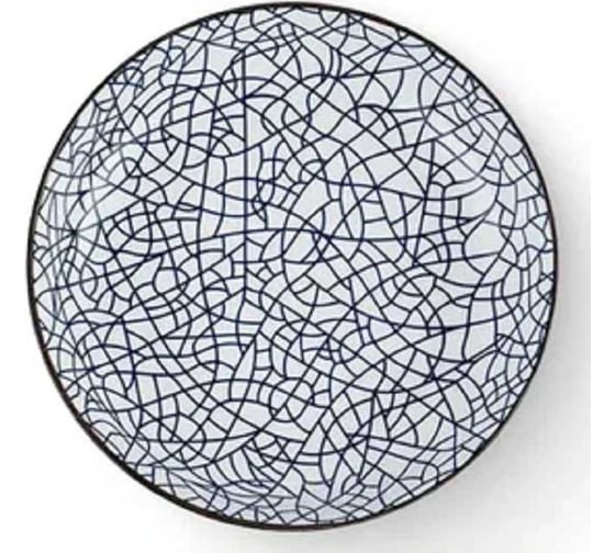 Изображение товара Тарелка Homium Kitchen, Japanese Collection, голубой, D20 см 371104