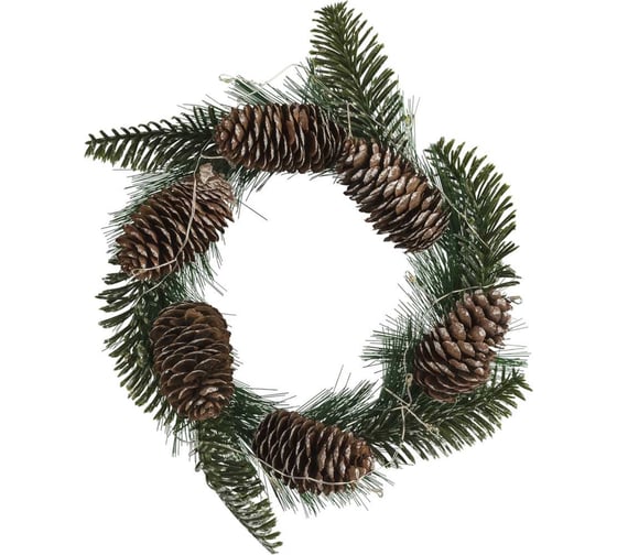 Изображение товара Гирлянда Navigator 95 036 NGF-D041-02 венок шишки WW 95036