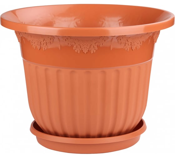 Изображение товара Цветочный горшок ЗПИ Альтернатива Лозанна 25 л, коричневый М7422