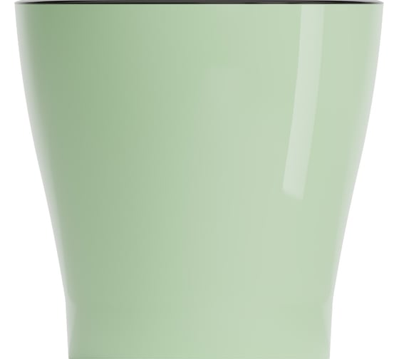 Изображение товара Цветочный горшок ЗПИ Альтернатива Лея 5 л, двойной, светло-зеленый М8269