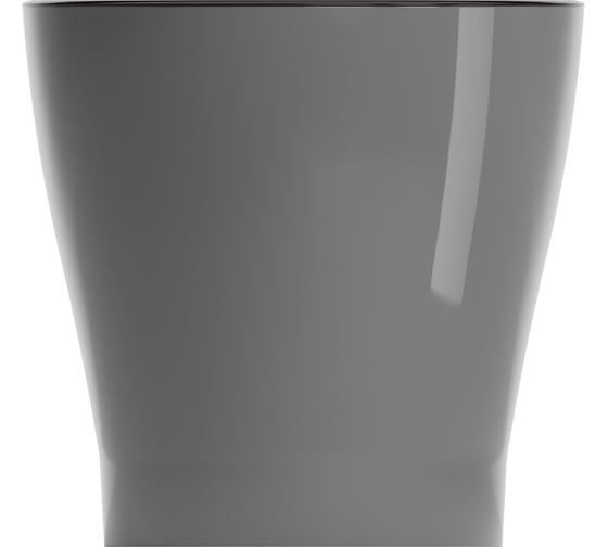 Изображение товара Цветочный горшок ЗПИ Альтернатива Лея 3.6 л, двойной, серый М7935