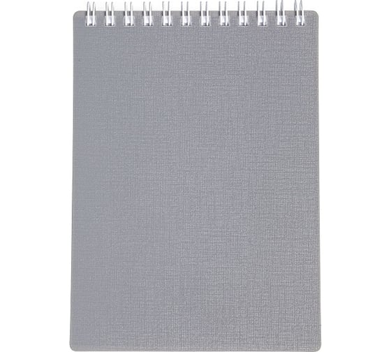 Изображение товара Блокнот Hatber CANVAS 80 л, А6, клетка, серый, 48 шт в упаковке 081530