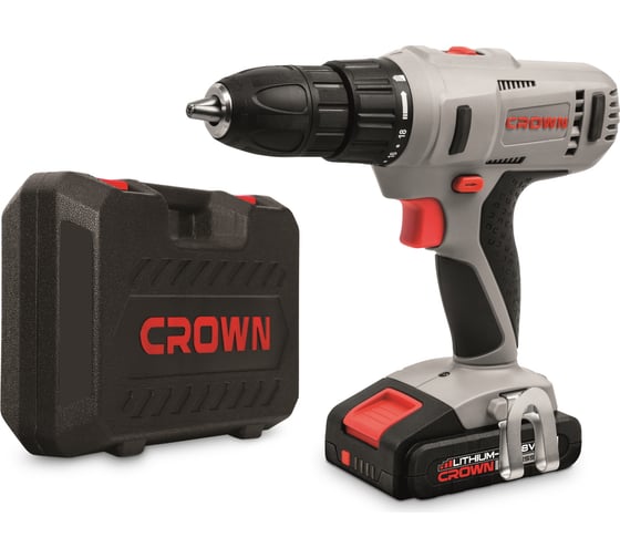 Изображение товара Аккумуляторный шуруповерт CROWN CT21056LH-2 BMC CT21056L-2 BMC