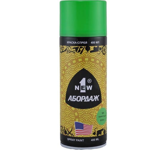 Изображение товара Краска-спрей 1NEW ABORDAGE 101 "Нефритовая зелень" AB-101