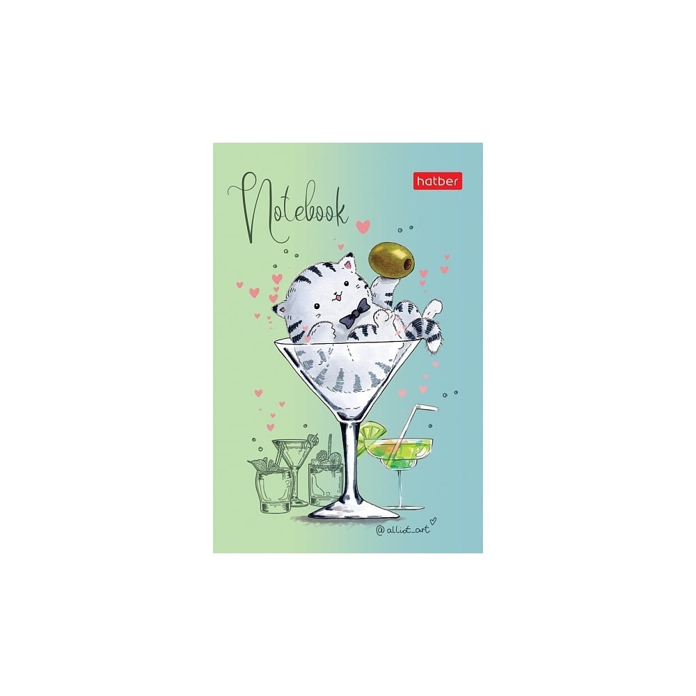 Изображение товара Блокнот Hatber Приключения кота Пирожка 48 листов А7 склейка