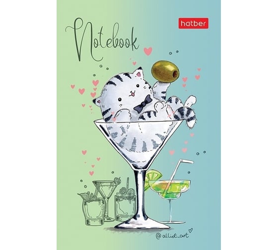 Изображение товара Блокнот Hatber Приключения кота Пирожка 48 л, А7, 65x100 мм, 3-х цветный блок клетка, обложка мелованная бумага, 100 шт в упаковке 066317