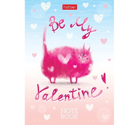 Изображение товара Записная книжка Hatber 24л А6 85x120мм ЛИНИЯ матовая ламинация, серия Котики бывают разными, 280шт. 066168