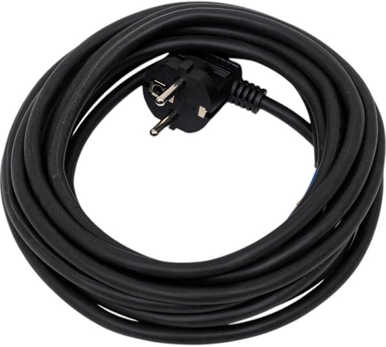 Изображение товара Электрический шнур с вилкой REXANT пвс 3x1,5 мм2 5м (черный) 11-1330