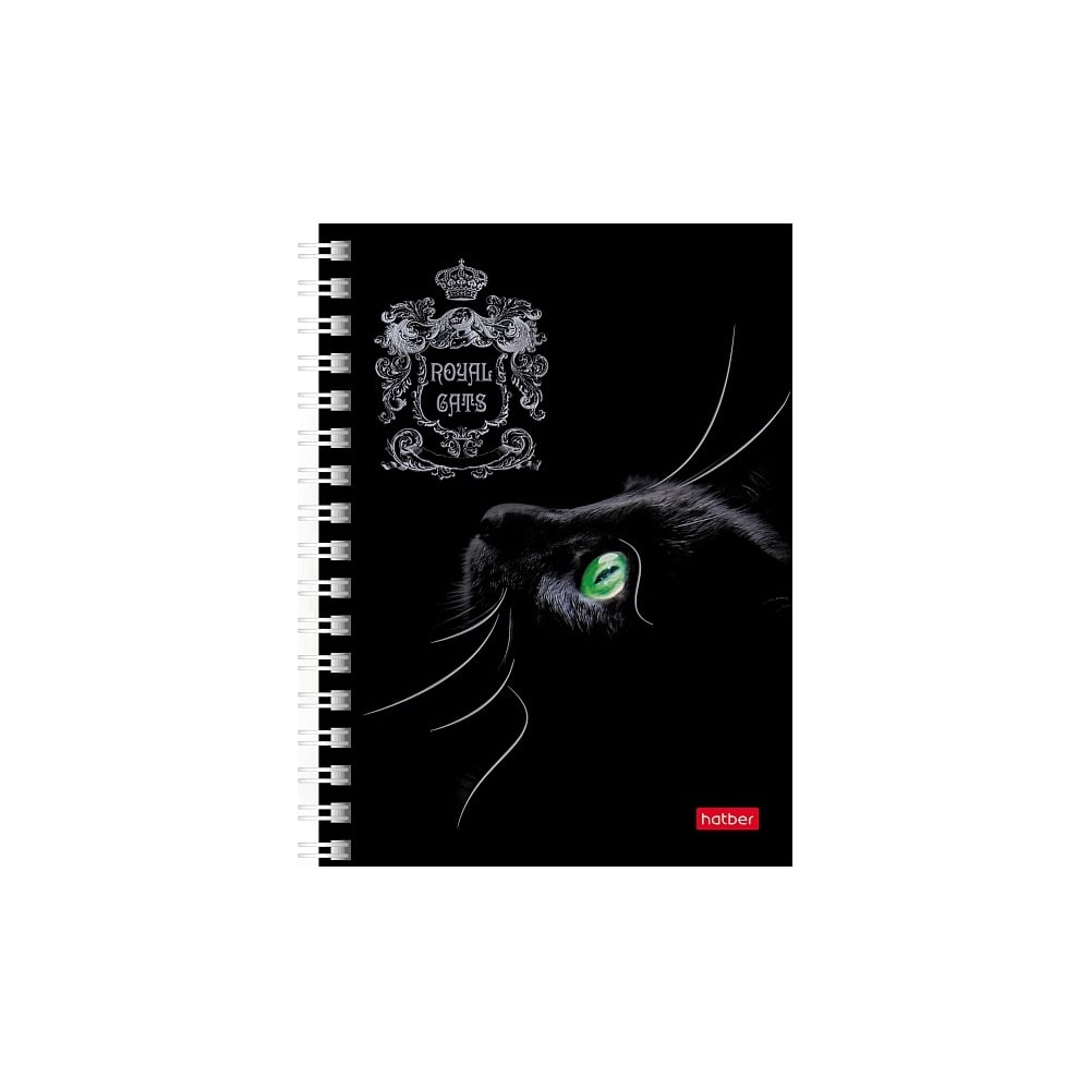 Изображение товара Записная книжка Hatber Royal Cats А6 клетка 80л 6шт
