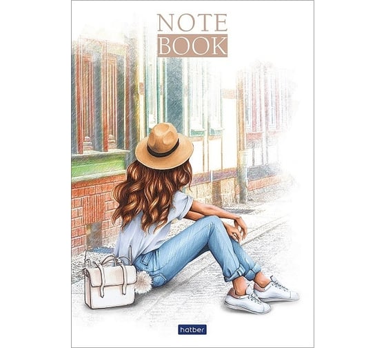 Изображение товара Блокнот Hatber Premium Мир твоими глазами 40 л, А5, 80 г/кв.м клетка, обложка мелованная бумага, 88 шт в упаковке 076965