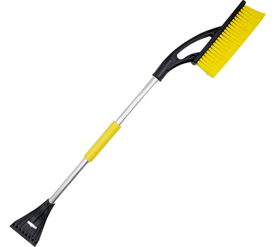 Изображение товара Щетка TopAuto автомобильная для снега /топ авто/ со скребком и мягкой ручкой металл, 93 см, TA-CZМ93