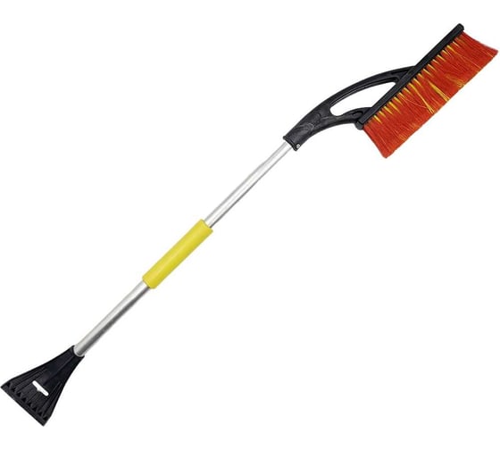 Изображение товара Щетка TopAuto автомобильная для снега /топ авто/ со скребком и мягкой ручкой металл, 93 см, TA-CZМ93_смешан