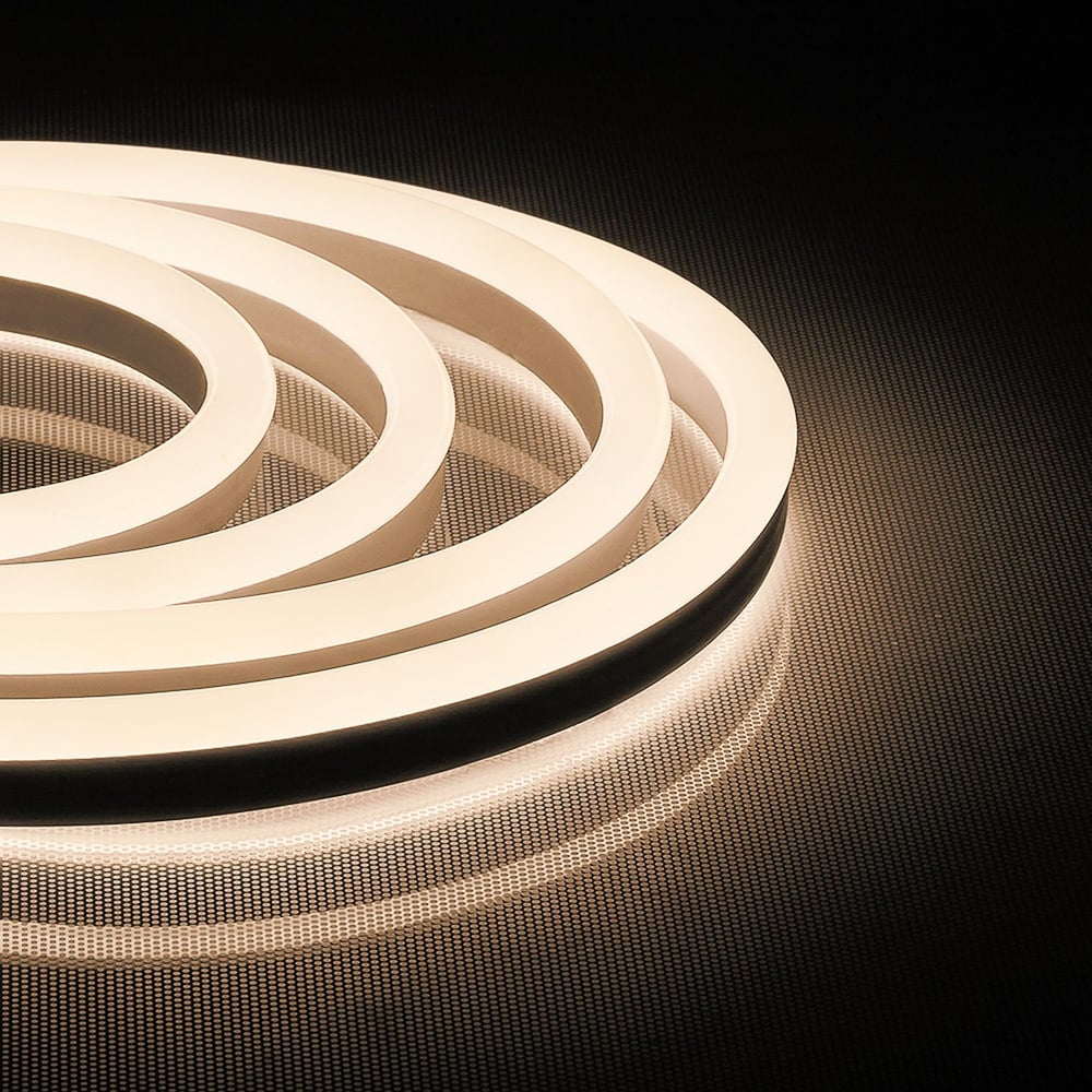 Изображение товара Светодиодная лента FERON 144SMD 2835 50м IP67 теплый белый 12Вт/м 230V LS721 32711