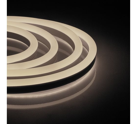 Изображение товара Светодиодная LED лента FERON неоновая 120SMD 2835 /м 9,6Вт/м 230V IP67 50м, 3000К, LS720 29561