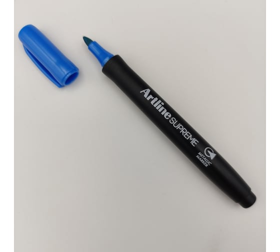 Изображение товара Маркер Artline Supreme Metallic перманентный (1,0 мм) синий металлик EPF790-508