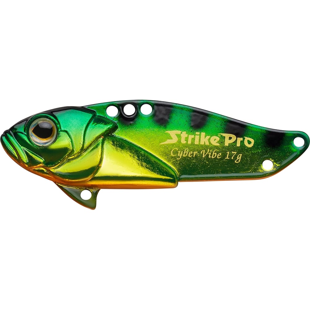 Изображение товара Блесна Strike Pro Cyber Vibe 75 A45E Natural Perch для ловли рыбы