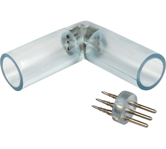 Изображение товара L - коннектор Neon-Night для трехжильного дюралайта ∅13мм 124-321