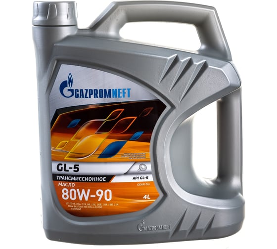 Изображение товара Масло GL-5 80W-90 4л Gazpromneft 2389901362