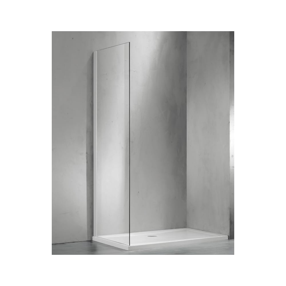 Изображение товара Боковая часть душевого ограждения SANTREK AQUA Evo-SP-1000-C-Chrome 1000x1950 стекло прозрачное 8мм