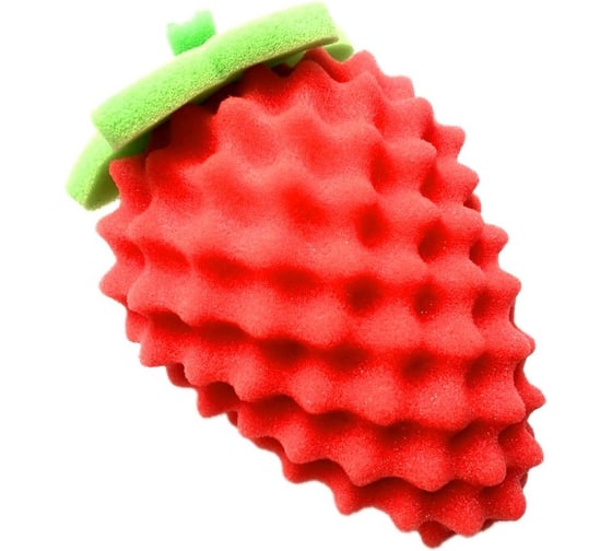 Изображение товара Губка для тела EUROHOUSE Клубника 15x10x7 см 14376