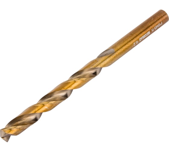 Изображение товара Сверло по металлу Cobalt 5% Professional (8.2х75х117 мм; Р6М5К5) АвтоDело 40860 15232