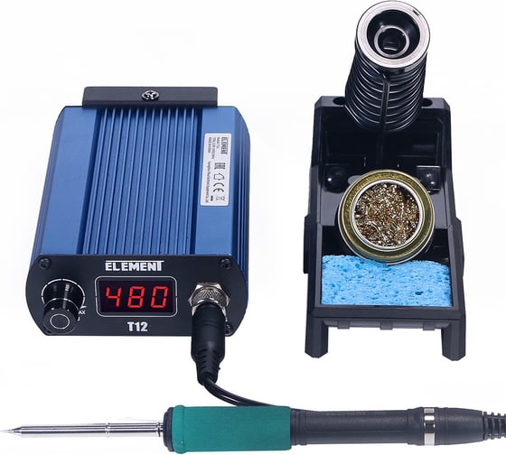 Изображение товара Паяльная станция ELEMENT T12 (75W) 18870