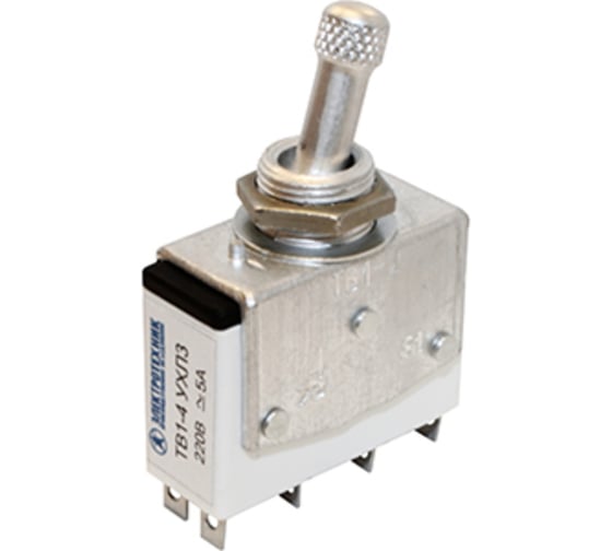 Изображение товара Тумблер Электротехник Тв1-4 ухл3, 220в, 5а, 4з, ip40, ET003356