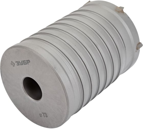 Изображение товара Коронка "ЭКСПЕРТ" буровая (73 мм; 100 мм; конусная посадка) Зубр 29300-73