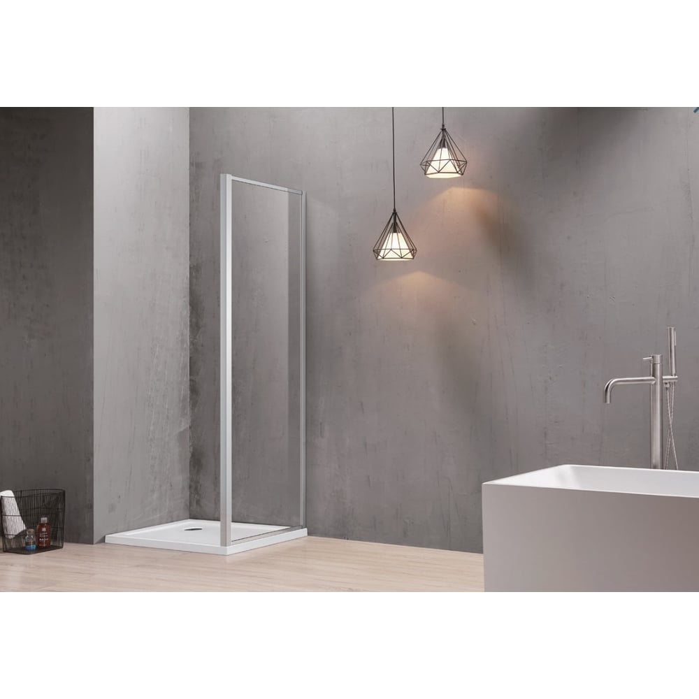 Изображение товара Боковая часть душевого ограждения SANTREK AQUA Time 900x1950 стекло хром