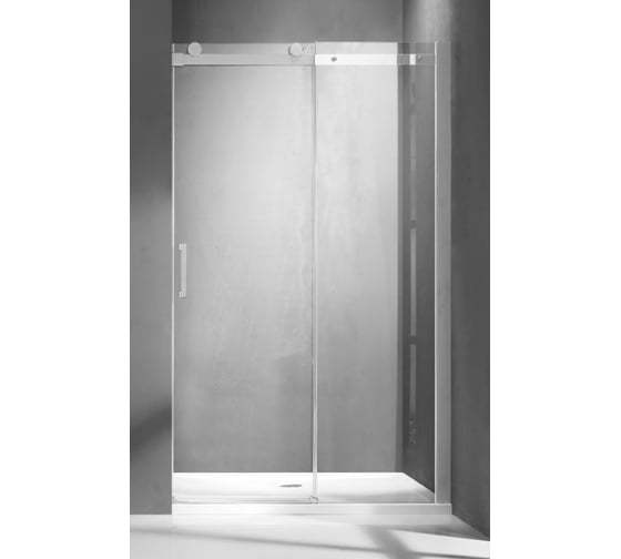 Изображение товара Душевое ограждение SANTREK AQUA Evo-DF-1100-C-Chrome 1100x1950 прямое, стекло прозрачное 8мм, профиль Хром 314069