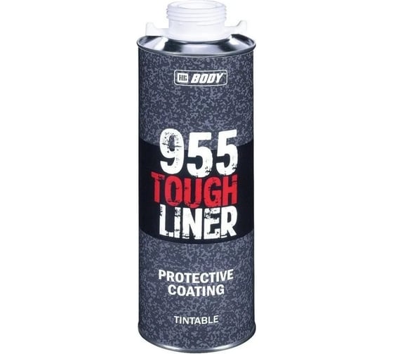 Изображение товара Сверхпрочное защитное покрытие HB BODY Body TOUGH LINER 955 колер., 0.6 л 9550100001