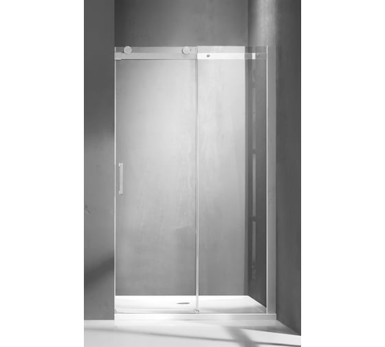 Изображение товара Душевое ограждение SANTREK AQUA Evo-DF-1300-C-Chrome 1300x1950 прямое, стекло прозрачное 8мм, профиль Хром 314071