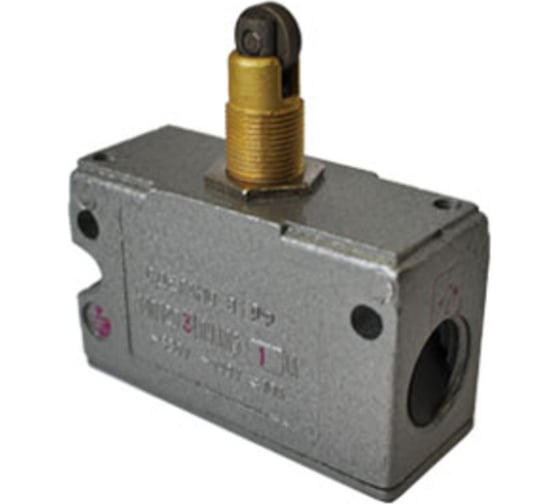 Изображение товара Микровыключатель Электротехник Мп 1203 ухл3 исп.01, ip40, толкатель с продольным расположением ролика, комбинированный, винт, ET008091