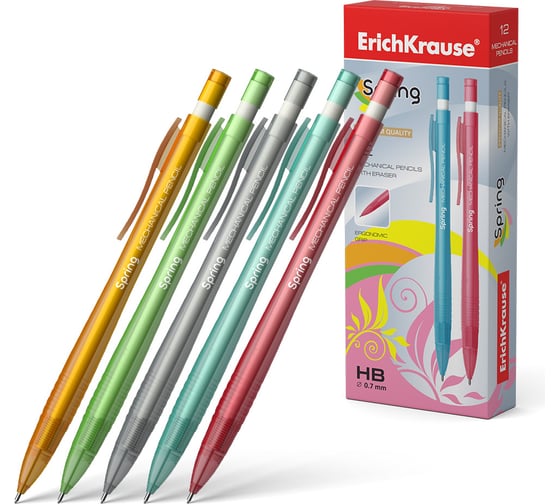 Изображение товара Карандаш ErichKrause механический Весна 0,7 мм, ТМ 56012