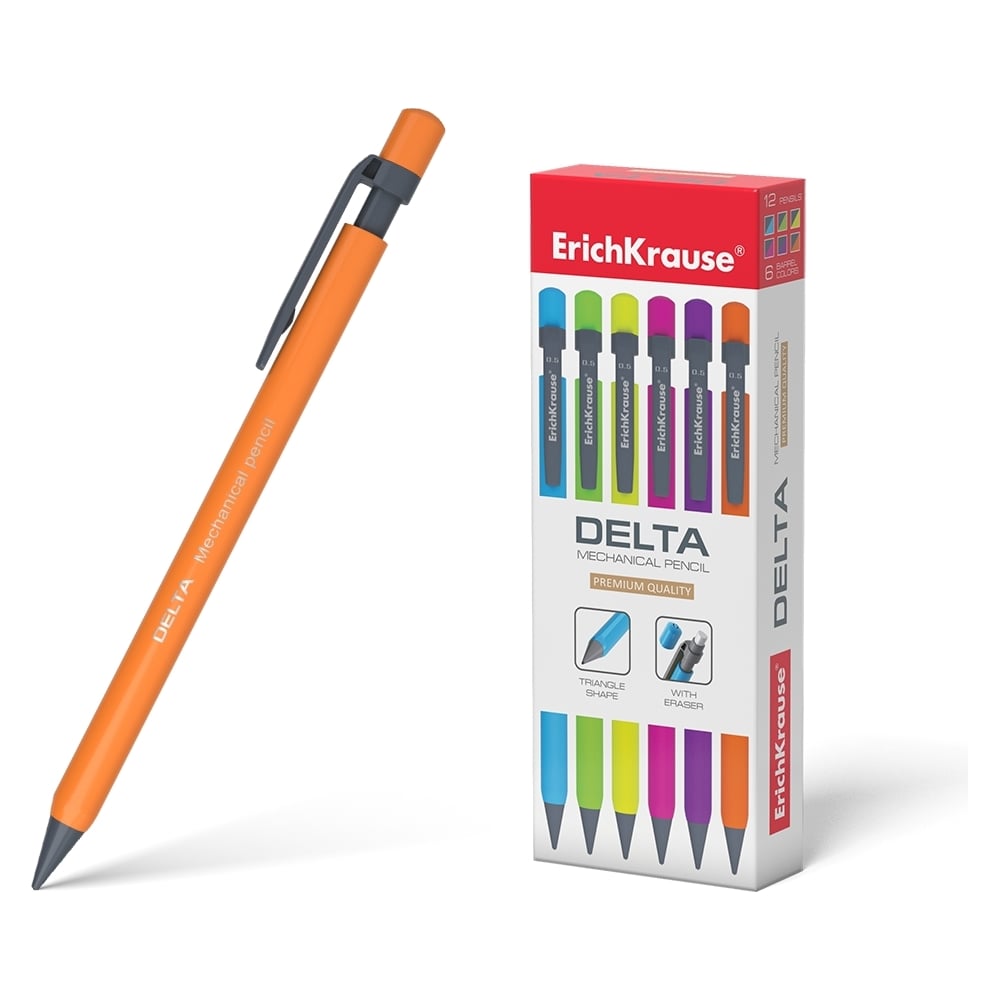 Механический карандаш ErichKrause карандаш стик для губ g9skin blending lip pencil 03 sweet orange 0 7 г