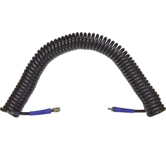 Изображение товара Шланг спиральный (15 м; 10х14 мм) с быстросъемными соединениями WIEDERKRAFT WDK-65815