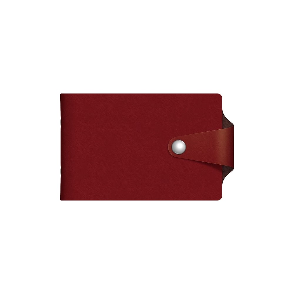 Изображение товара Визитница Hatber VIVELLA BICOLOUR на 12 карманов двухцветная бордо/шоколад