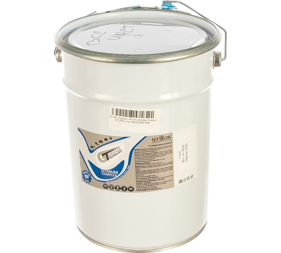 Изображение товара Смазка Lithium Complex Grease HT, EP2, 4 кг GT OIL 4640005941944