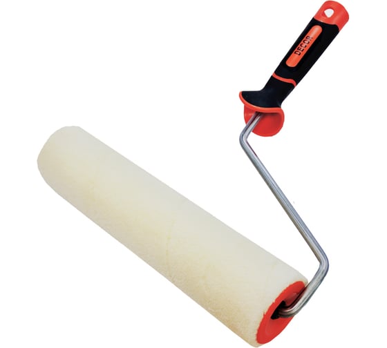 Изображение товара Валик DECOR profi велюр 180мм, d-50мм, ворс 5мм, бюгель 8 мм с 2к ручкой 11613030