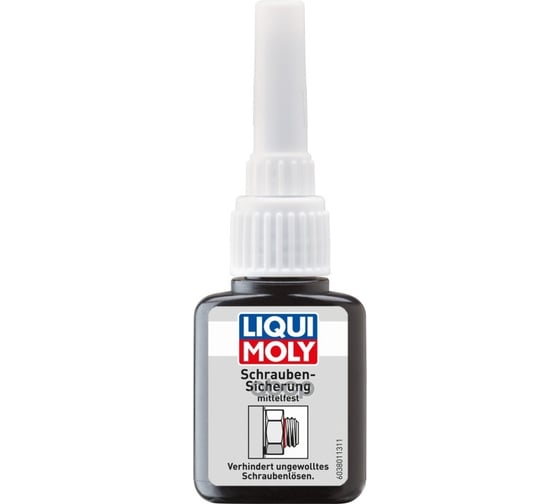 Изображение товара Средство для фиксации винтов LIQUI MOLY (средняя фиксация) Schrauben-Sicherung mittelfest (0,01 л) 3801