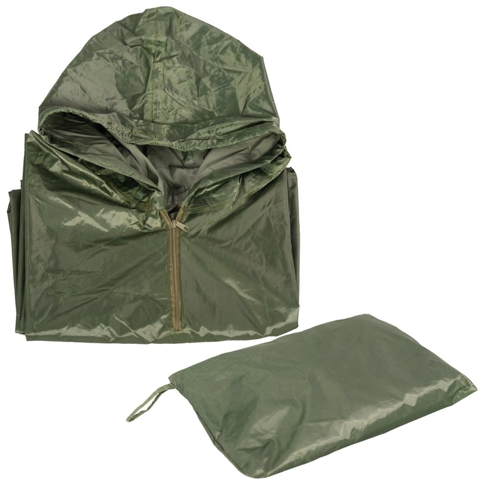 Изображение товара Туристический плащ-дождевик МУЛЬТИДОМ Пончо 98x140 см водонепроницаемый