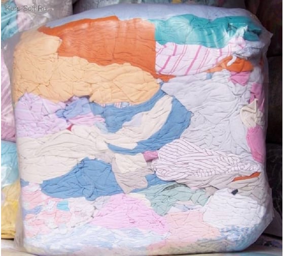 Изображение товара Ветошь Нейт коттон светлый 10 кг КОТТОНСВ-15