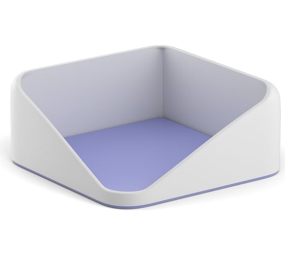 Изображение товара Подставка для бумажного блока ErichKrause Forte, Pastel, пластиковая, белый с фиолетовым 55974