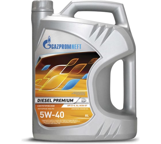 Изображение товара Масло GAZPROMNEFT Diesel Premium 5W-40 5л 2389907651