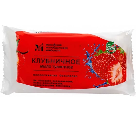 Изображение товара Туалетное мыло ММК 100 гр. "Клубничное" МКТУ1021