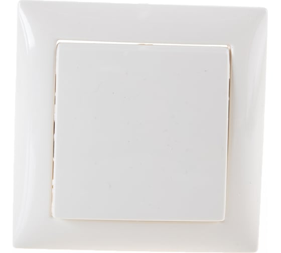 Изображение товара Выключатель Кунцево-Электро СЕЛЕНА скрытой установки одноклавишный 10А С110-378 с/к 8140